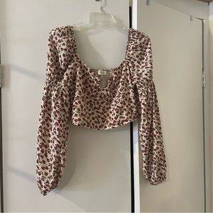 ❤️🌹Acoa Long Sleeve Puff Top